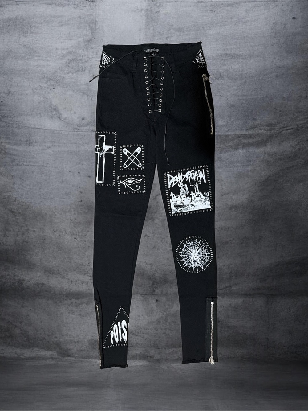 Current Mood Black High-Waist Skinny Pants